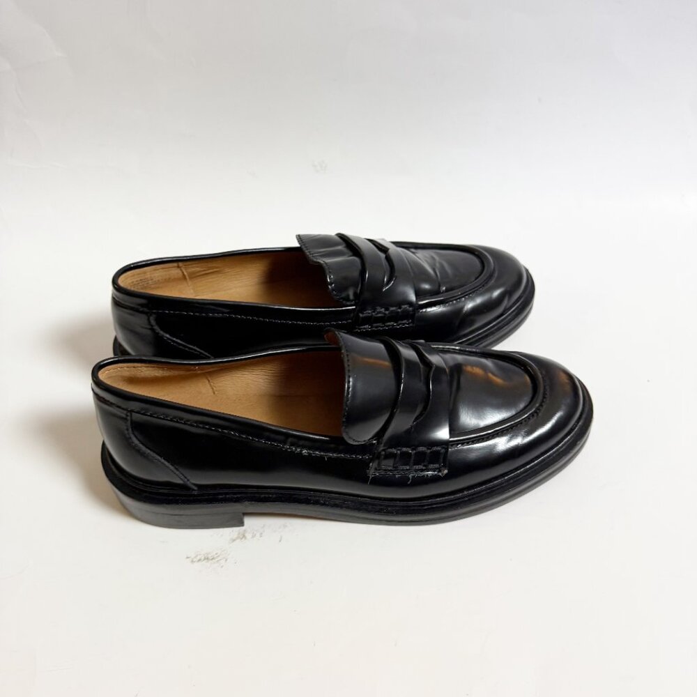 Madewell Black The Vernon Loafers Size 7 - Picture 3 of 7